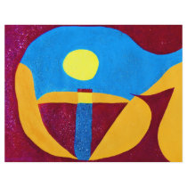 The word GIVE in abstract word art, acrylic flyers