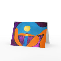 The word GIVE in abstract word art painting by Lee cards by SerenethosArt The word GIVE in abstract word art painting by Lee cards