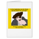The Word Greeting Card