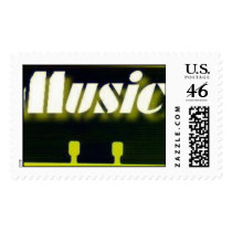 The word is music postage by lester_palocsay The word is music postage