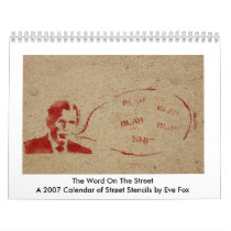 The Word On The Street Wall Calendars