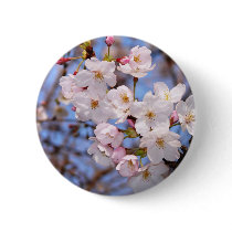 The work of the cherry tree bloom which is Kobe Pinback Button