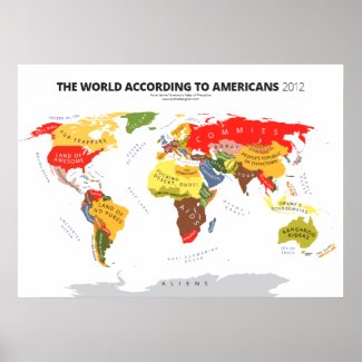 The World According to the USA Print