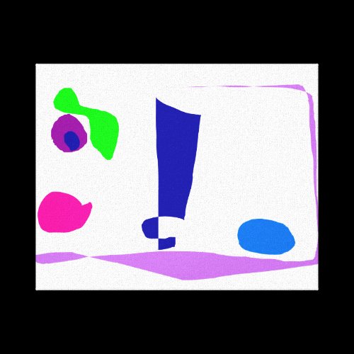 The World as Art is Simple Gallery Wrapped Canvas