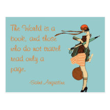 The World is a book Post Cards