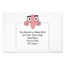 The World is Filled With <Your Age> Year Olds Photo Art