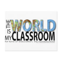 The World is My Classroom Postcards