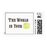 The World is Your Oyster Postage