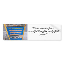 The world needs bumper stickers