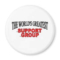 The World&'s Greatest Support Group magnets by theworldsgreatest The World&'s Greatest Support Group magnets