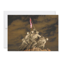 The World War II Iwo Jima Memorial Arlington VA Invitations