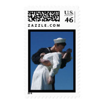 The World War II Kiss postage by beverlytazangel The World War II Kiss postage