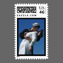 The World War II Kiss postage