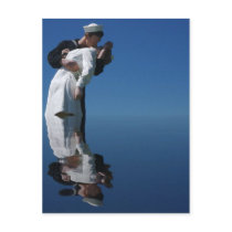The World War II Kiss postcards by beverlytazangel The World War II Kiss postcards