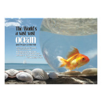 the world's a vast vast ocean | mini-print invitations