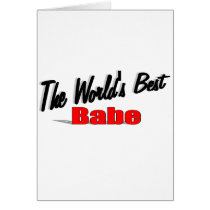 The World's Best Babe cards