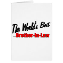The World's Best Brother-In-Law cards