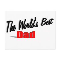 The World's Best Dad postcards