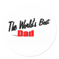 The World's Best Dad stickers
