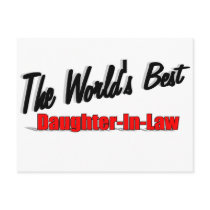 The World's Best Daughter-In-Law postcards