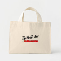 The World's Best Goddaughter Canvas Bag