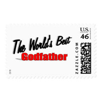 The World's Best Godfather Postage Stamps