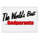 The World's Best Godparents cards