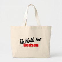 The World's Best Godson Tote Bags