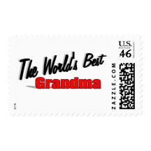 The World's Best Grandma Postage Stamps