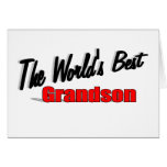 The World's Best Grandson Greeting Cards