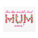 The worlds best Mum Postcards