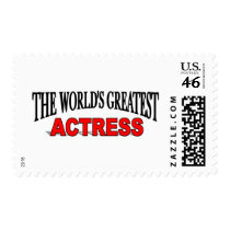 The World's Greatest Actress postage by theworldsgreatest The World's Greatest Actress postage