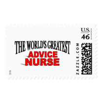 The World's Greatest Advice Nurse Stamps