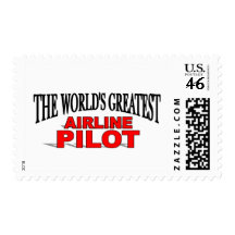 The World's Greatest Airline Pilot Postage