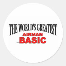 The World's Greatest Airman Basic Sticker