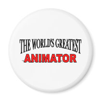 The World's Greatest Animator Refrigerator Magnets
