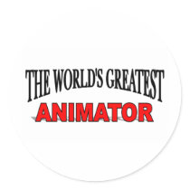 The World's Greatest Animator stickers