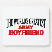 The World's Greatest Army Boyfriend mousepads