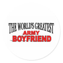 The World's Greatest Army Boyfriend stickers