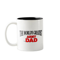 The World's Greatest Army Dad mugs