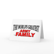 The World's Greatest Army Family cards