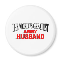 The World's Greatest Army Husband magnets