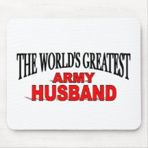 The World's Greatest Army Husband Mouse Pads