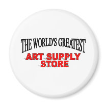 The World's Greatest Art Supply Store magnets by theworldsgreatest The World's Greatest Art Supply Store magnets