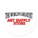 The World's Greatest Art Supply Store stickers