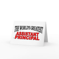 The World's Greatest Assistant Principal cards