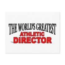 The World's Greatest Athletic Director Postcards