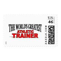 The World's Greatest Athletic Trainer Postage Stamp