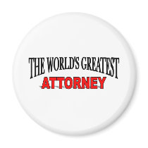 The World's Greatest Attorney magnets