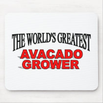 The World's Greatest Avacado Grower Mouse Mat